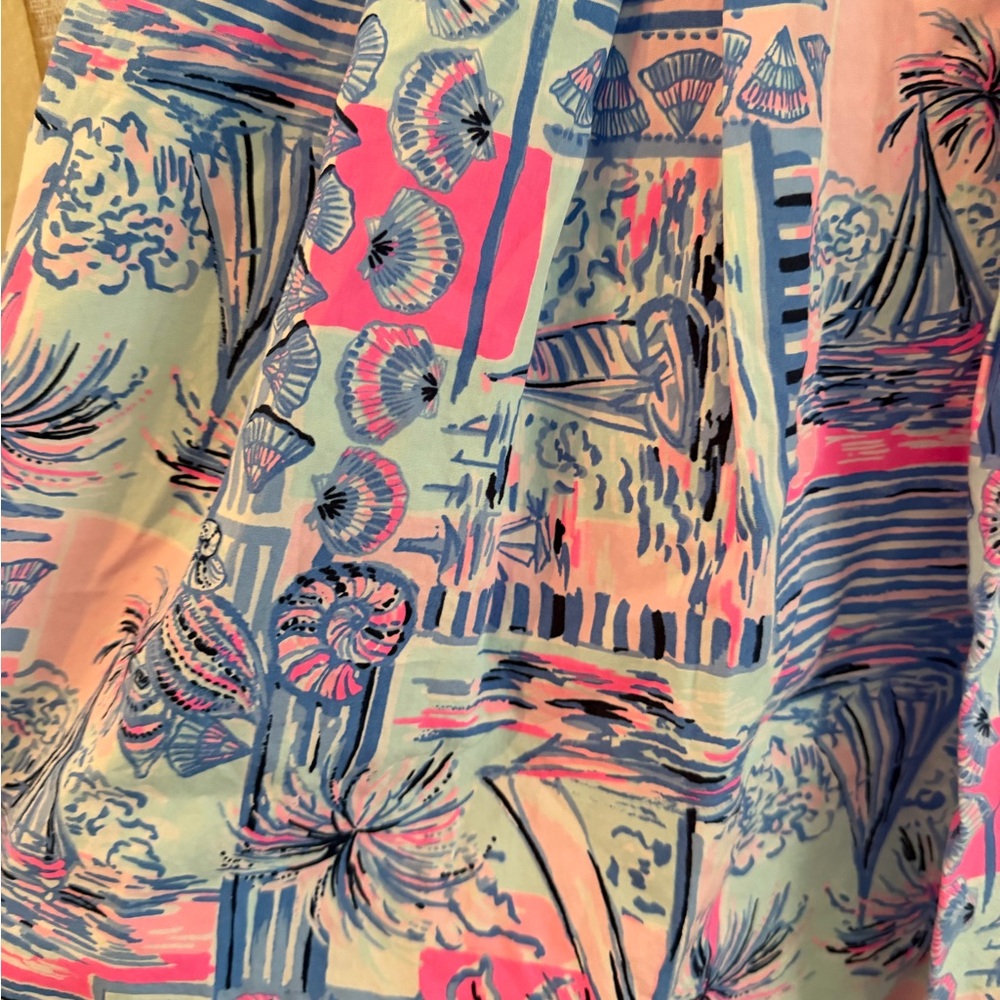 Lilly Pulitzer Pink and Blue Mini Dress - Picture 2 of 6